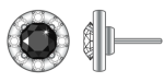 Black Diamond Earrings