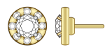 Yellow Gold Earrings